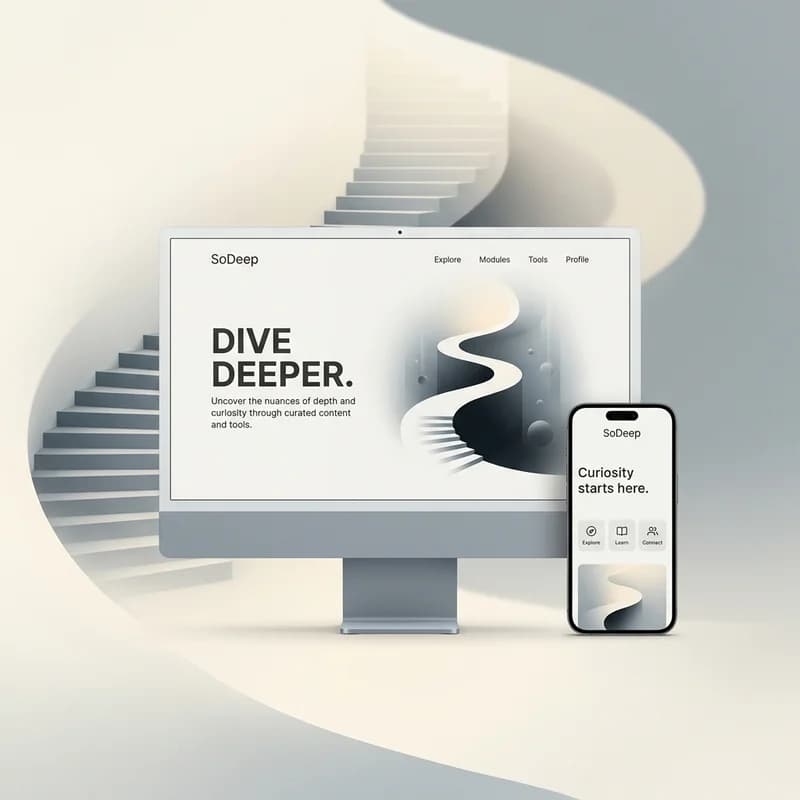SoDeep App Interface Mockup